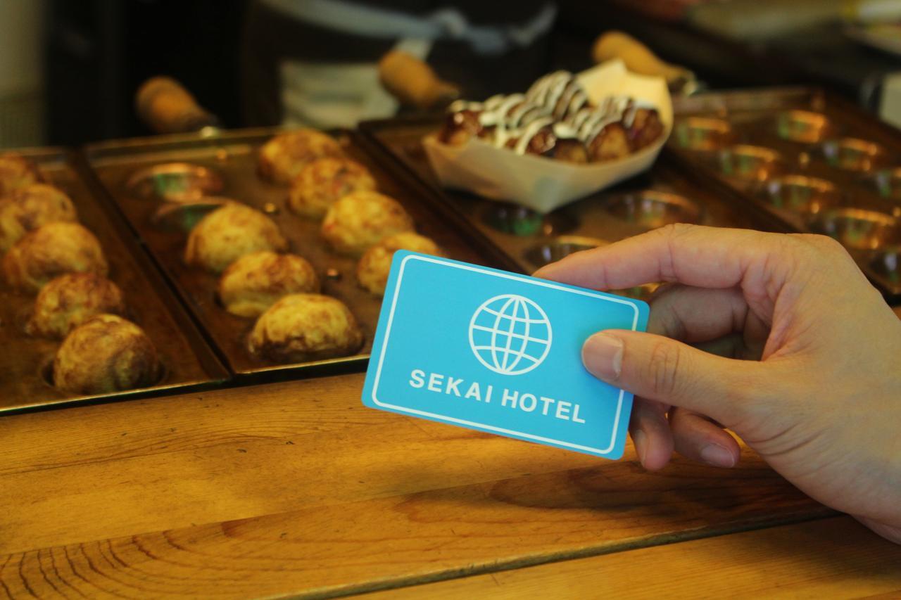 Sekai Hotel Tsuki Osaka Bagian luar foto